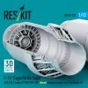 RESKIT RSU72-0237 F-15 Eagle/Strike Eagle (A,B,C,D,E early,J) F100-PW-220 closed exhaust nozzles for Fine Molds kit (3D Printed) 1/72